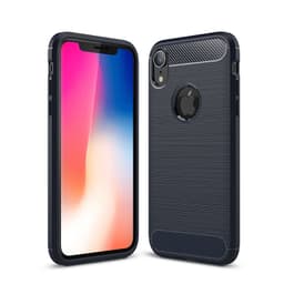 SKALO iPhone XR Armor Carbon Stødsikker TPU-cover - Blå
