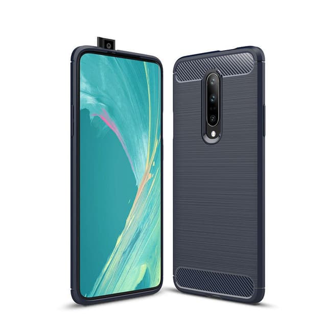 Stöttåligt Armor Carbon TPU-skal Oneplus 7 - Blå