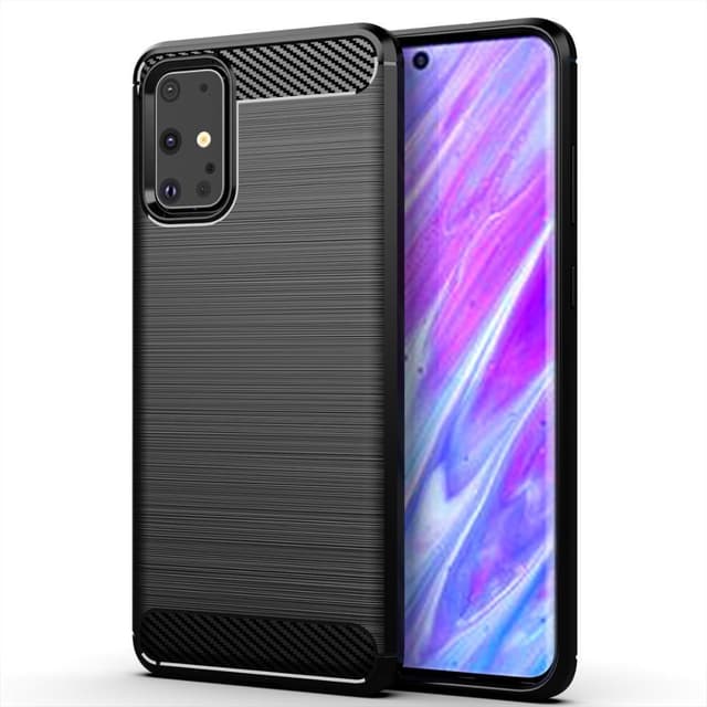 SKALO Samsung S20 Armor Carbon Stødsikker TPU-cover - Sort