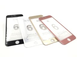 SKALO iPhone 6/6S Heltäckande Skärmskydd Härdat Glas - Svart