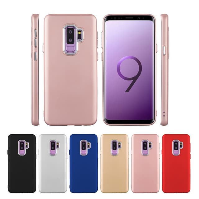 Samsung S9 | TPU-Skal Metallknappar - Rosa