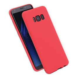 SKALO Samsung S8 Ultratynd TPU-skal - Rød