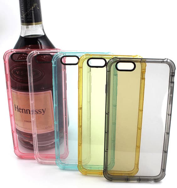 Extra tåligt silikonskal iPhone 6/6s - Rosa