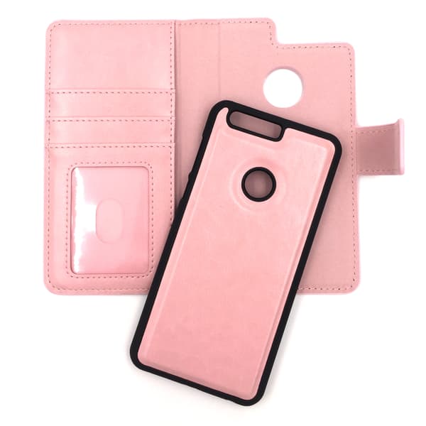 Magnetskal/plånbok ""2 i 1"" Huawei Honor 8 - Rosa