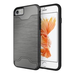 iPhone 6/6S | Armor skal | Korthållare - Silver