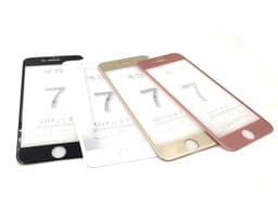 SKALO iPhone 7/8 Koko Näytön Karkaistu Lasi - Musta