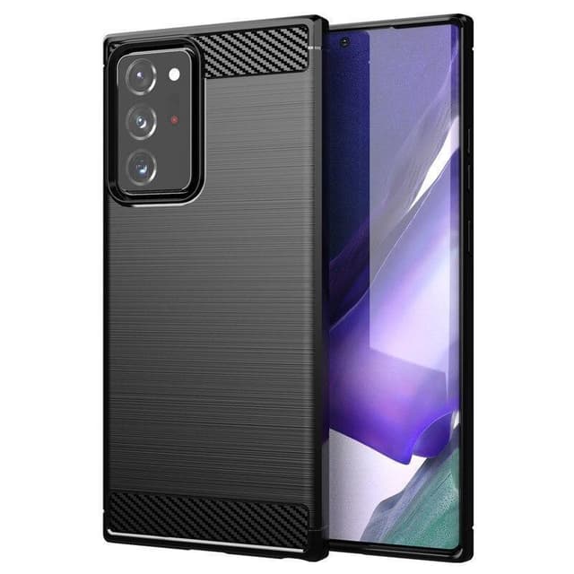 Stöttåligt Armor Carbon TPU-skal Samsung Note 20 Ultra - Svart