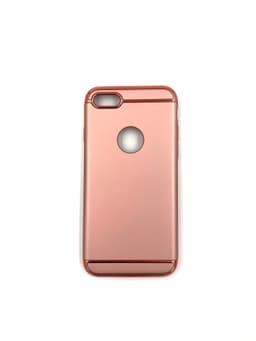 Design skal 3 i 1 guldkant till iPhone 8 - Rosa