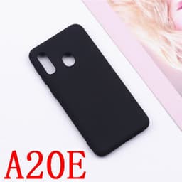SKALO Samsung A20e Ultratynd TPU-skal - Sort