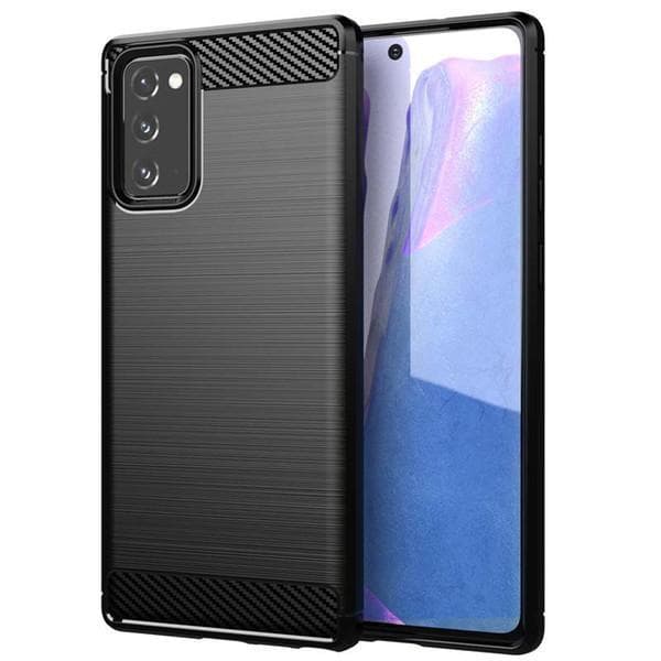 Stöttåligt Armor Carbon TPU-skal Samsung Note 20 - Svart