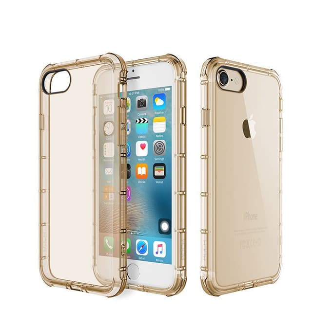 Extra tåligt silikonskal iPhone 7/8 - Guld