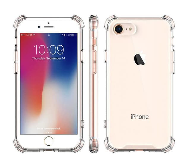 SKALO iPhone 7/8 Erittäin vahva TPU-kuori