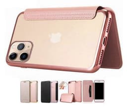 SKALO iPhone 11 Pro Flip Cover TPU Ultratyndt - Pink