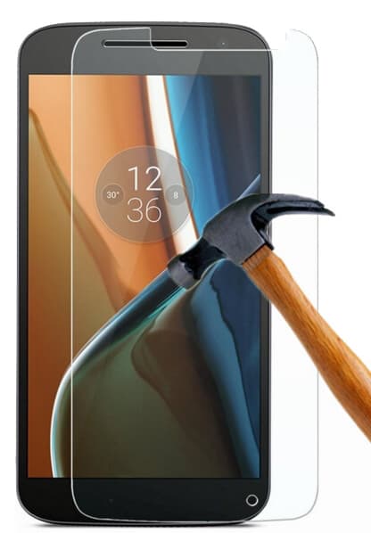 Härdat glas Moto G4