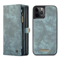 CASEME iPhone 12 / iPhone 12 Pro Retro plånboksfodral - Grön