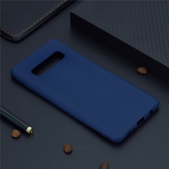 SKALO Samsung S10 Plus Ultraohut TPU-kuori - Sininen