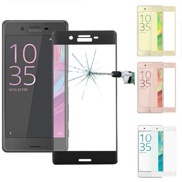 Heltäckande Härdat Glas till SONY XA - Rosa