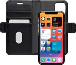 Dbramante1928 Lynge plånboksfodral för iPhone 12 mini (svart)