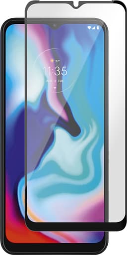 Panzer Full-Fit Motorola E7 Plus skjermbeskytter (sort)