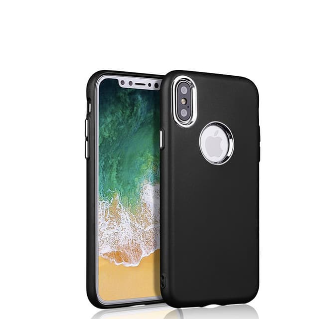 iPhone Xs Max | TPU-Skal Metallknappar - Svart