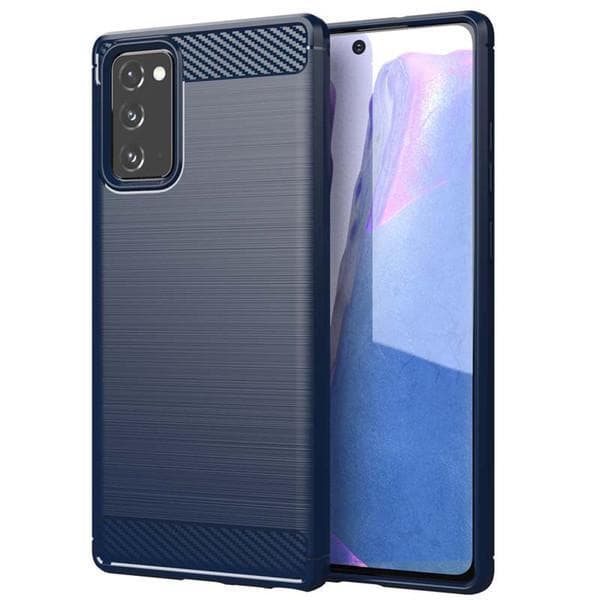 Stöttåligt Armor Carbon TPU-skal Samsung Note 20 - Blå