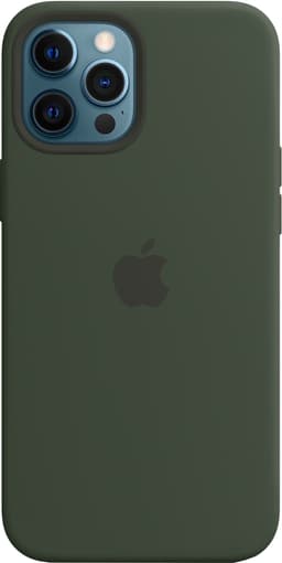 iPhone 12 Pro Max silikonecover med MagSafe (cyprus green)