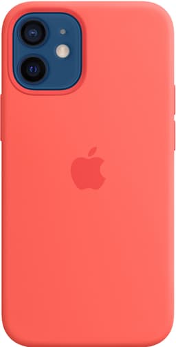 iPhone 12 Mini silikondeksel med MagSafe (pink citrus)