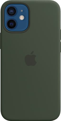 iPhone 12 Mini silikondeksel med MagSafe (cyprus green)
