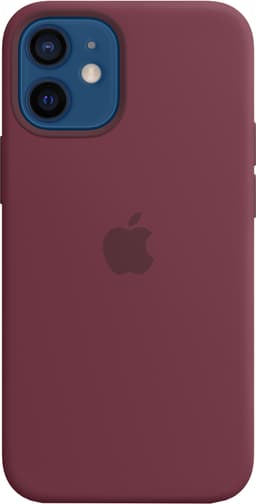 iPhone 12 mini silikonecover med MagSafe (plum)