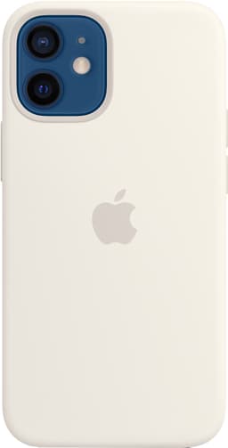 iPhone 12 mini silikonfodral med MagSafe (vit)