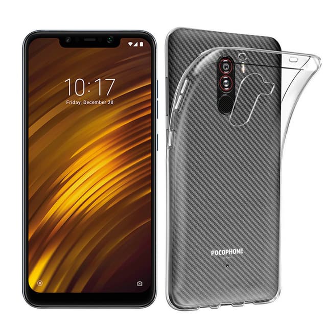 Transparent Silikon TPU-Skal till Xiaomi Pocophone F1