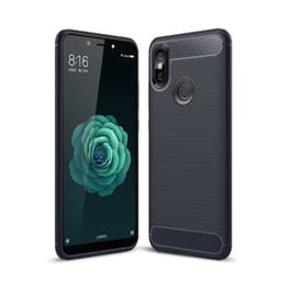 Stöttåligt Armor Carbon TPU-skal Xiaomi Mi A2 - Blå