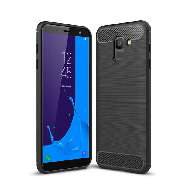 Stöttåligt Armor Carbon TPU-skal Samsung J6 (2018) - Svart