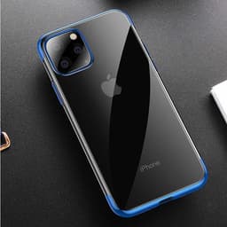 Design TPU-skal Electro Plating till iPhone 11 Pro Max - Blå