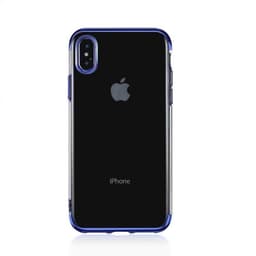 Design TPU-skal Electro Plating till iPhone Xs Max - fler färger - Blå