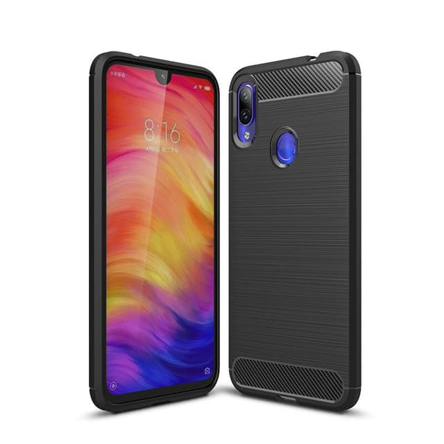 Stöttåligt Armor Carbon TPU-skal Xiaomi Redmi Note 7 - Svart