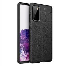 Samsung Galaxy S20 FE TPU skal Litchi Texture - Svart