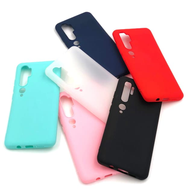 Xiaomi Mi Note 10/10 Pro Ultratunn Silikonskal - Turkos