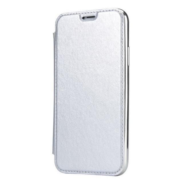 SKALO iPhone 7/8 Plånboksfodral TPU Ultraslim design - Silver