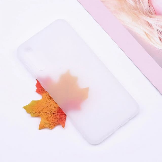Samsung A50 Ultratunn Silikonskal - Vit