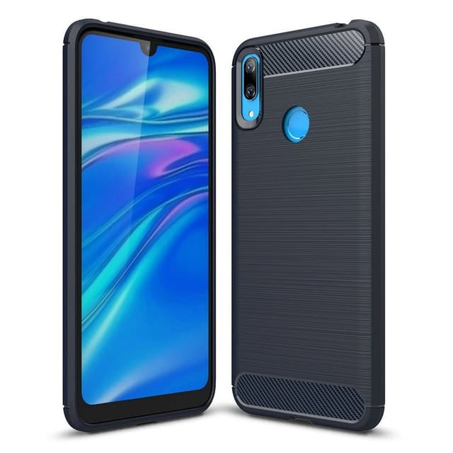 Stöttåligt Armor Carbon TPU-skal Huawei Y6 2019 - Blå