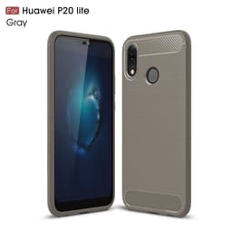 Stöttåligt Armor Carbon TPU-skal Huawei P20 Lite - Grå