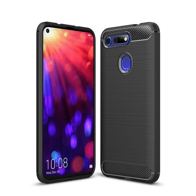 Stöttåligt Armor Carbon TPU-skal Huawei Honor View 20 - Svart