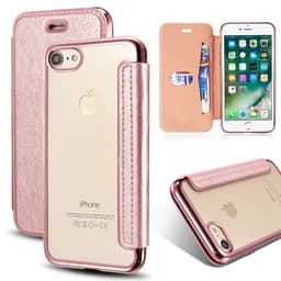 SKALO iPhone 7/8 Lompakkokotelo TPU Ultra Ohut - Pinkki