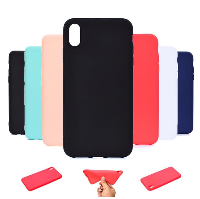 SKALO iPhone XR Ultratynd TPU-skal - Sort