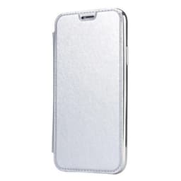 SKALO iPhone SE (2020/2022) Lompakkokotelo TPU Ultra Ohut - Hopea