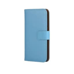 SKALO iPhone 11 Pro Max Plånboksfodral Äkta Skinn - Blå