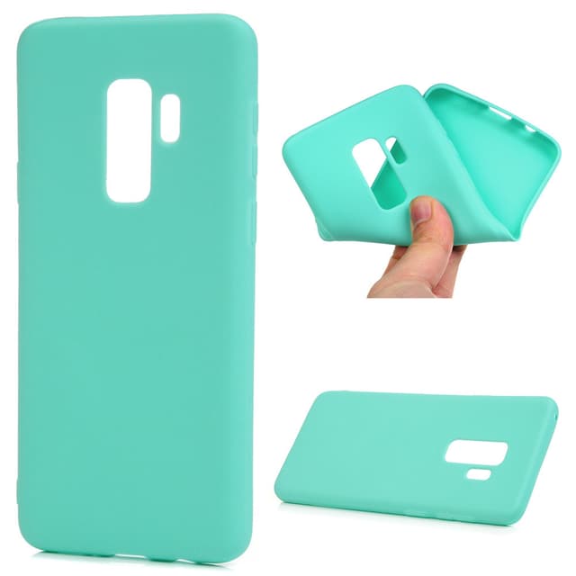SKALO Samsung S9 Plus Ultratynd TPU-skal - Turkis