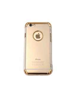 Extra tåligt design silikonskal | färgade kanter iPhone 8 - Guld