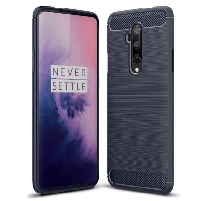 Stöttåligt Armor Carbon TPU-skal Oneplus 7T Pro - Blå